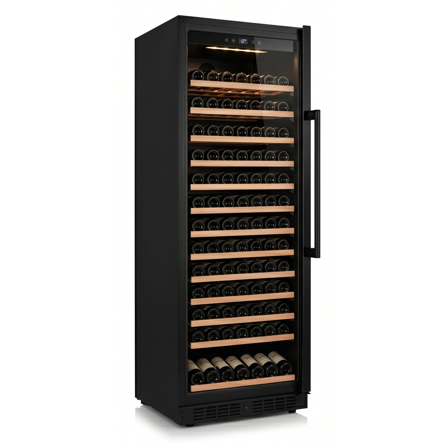 MyWineNest W100 Single Zone Wine Cooler | 164-Bottle Luxury Cabinet