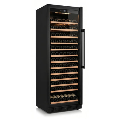 MyWineNest W100 Single Zone Wine Cooler | 164-Bottle Luxury Cabinet