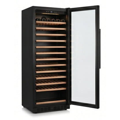 MyWineNest W100 Single Zone Wine Cooler | 164-Bottle Luxury Cabinet