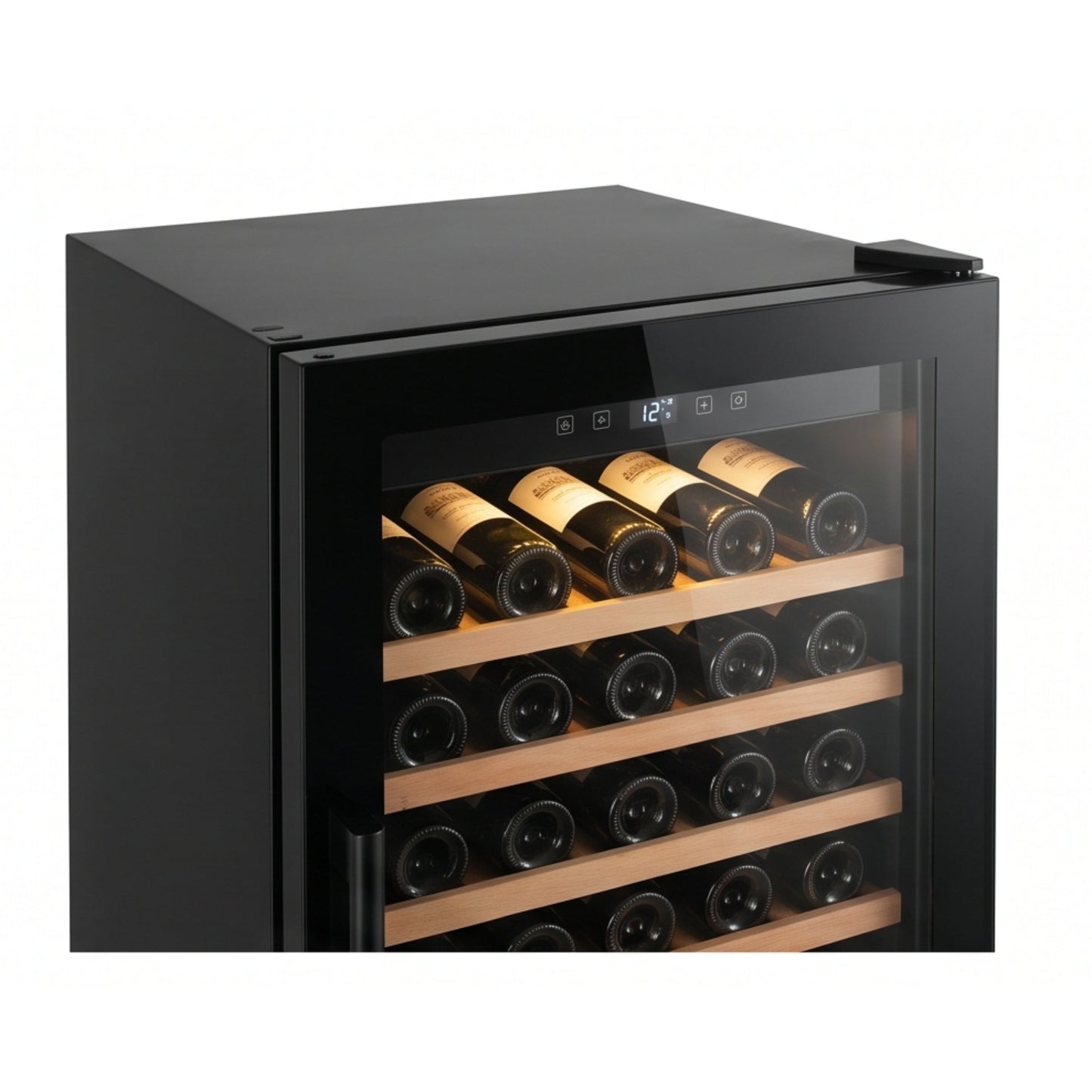 MyWineNest W100 Single Zone Wine Cooler | 164-Bottle Luxury Cabinet